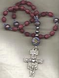 Anglican Rosary w/ Rose Petal Beads & Rose Scented