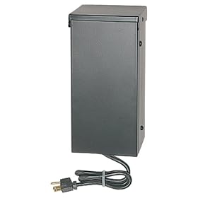 Sea Gull Lighting 9359-12 12-Volt Ambiance Transformer, Black