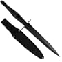 Trademark World War Ii Double Edge Dagger Knife - 11 Inches Knives, Black