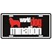 New  Border Collie : World Dog - Mination  License Plate Dog
