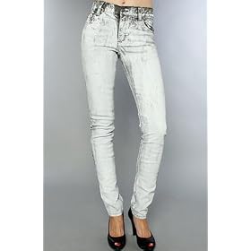Cheap Monday The Tight Jean in Painted White,Denim for Women