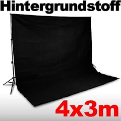 HISY01-ZBH-02schwarz Stoffhintergrund f�r Teleskop Hintergrundsystem Fotostudio Hintergrund NEU