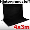 HISY01-ZBH-02schwarz Stoffhintergrund f�r Teleskop Hintergrundsystem Fotostudio Hintergrund NEU