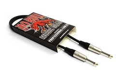 Black Guitar Lead: 3ft / 1m (Straight Jack to Jack) Professional Lead / Cable