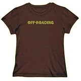 T-Shirt Womens Brown LINE WORD Off-Roading Sports