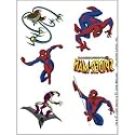 Spectacular Spider Man Party Temporary Tattoos