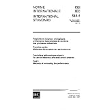 IEC 60546-1 Ed. 2.0 b:1987, Controllers with analogue signals for use in industrial-process control systems. Part 1: Methods of evaluating the performance