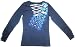 Denver Broncos Lace Up Long Sleeve Women's T-shirt (Small)