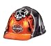 Harley-Davidson® Hard Hat Skull Flames. Bar & Shield Logo with Ratchet Suspension for personal fitm
