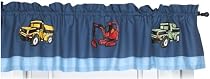 Crayola Men at Work Appliqued Valance