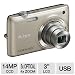 Nikon COOLPIX S4100 14 MP Digital Camera with 5x NIKKOR Wide-Angle Optical Zoom Lens and 3-Inch Touch-Panel LCD (Silver)