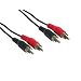 10m 10 m Stereo Chinch Cinch Cynch Anschlusskabel Anschluss Kabel 2x Stecker auf 2x Stecker 10,0m 10.0m 10,0 10.0 m