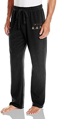 Pusheen Music Man's Long Sweat Pants Grey Joggers Fans Sweatpants Open Bottom