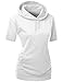 Xpril Women's Cotton Zip up Hoodie T-Shirt