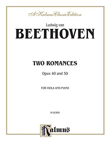 Two Romances, Op. 40, 50 (Kalmus Edition)