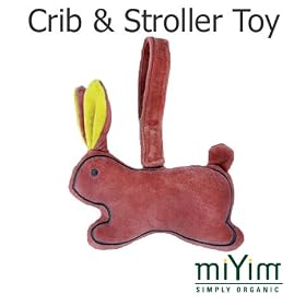 MiYim Organic Cotton Crib/Stroller Toy - Bunny (28127)