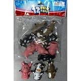 12 Dozen Farm Animal Finger Puppets-144 puppets
