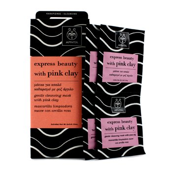 Apivita Express Beauty Gentle Cleansing Mask with Pink Clay 12 count