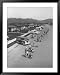 Diaper Service Trucks and Mothers with Babies They Service Line Street Framed Art Poster Print by Ralph Crane, 39x49