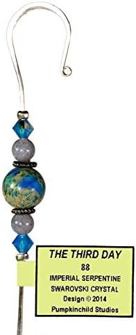 Handmade Jeweled Ornament Hanger Hook- THE THIRD DAY