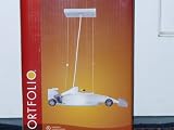 Portfolio Racing Car Mini Pendant Light Fixture - Pewter Finish, Frosted Glass, 19" wide x 11.75" x ...