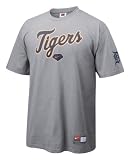 Detroit Tigers Nike Short Sleeve Grey Practice Tee