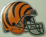 Cincinnati Bengals Helmet Logo Chrome NFL Car Magnet Amazon.com