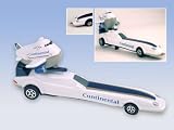 Continental Airlines Pullback Pen N Plane Airplane Toy