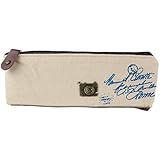 KINGSO Retro Canvas Paris Pencil Pen Case Bag Cosmetic Makeup Coin Purse Pouch Bag,Camera