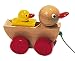 Toys : Wooden Duck and Duckling Pull Along - Bigjigs Toys