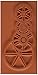 Deep Red Stamps Gears and Pulleys Rubber Stamp