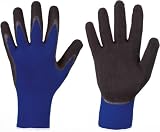 stronghand® Latex-Handschuh LAFOGRIP - EN 388 - blau/schwarz
