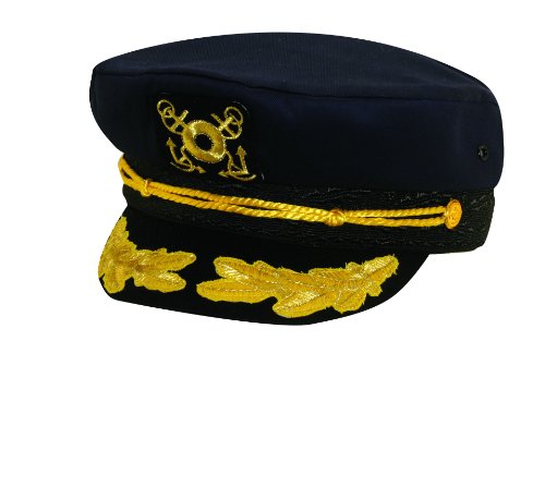 Classic Nautical Captain's Hat by Dorfman Pacific