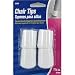7/8 Inch White Chair Tips