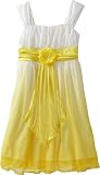My Michelle Girls 7-16 Ombre Dress, Yellow, 14