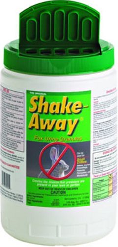 Shake Away 3004503 Small Animal Repellent - Fox Urine Granules, 3 lbs.