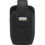 BlackBerry Curve 8300/8310/8320 Leather Swivel Holster, Pitch Black