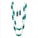Azure Beads Beaded Fantasy Jewelry Set Necklace Earring