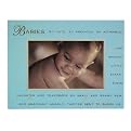 Baby Script Frame - Blue (4x6")