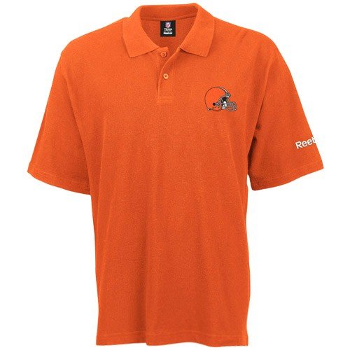 Cleveland Browns Orange Reebok RA Polo Shirt