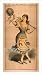 Historic Theater Poster (L), Dancing chorus girl with cane and blue hat