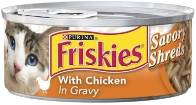 NESTLE PURINA PET CARE CANNED - FRISKIES SHREDDED CHICKEN Case 24/5.5 OZ