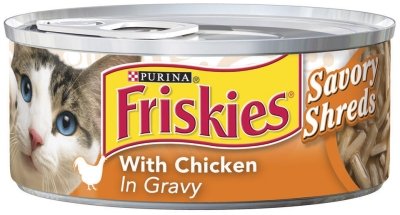 NESTLE PURINA PET CARE CANNED - FRISKIES SHREDDED CHICKEN Case 24/5.5 OZ