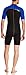 Men's Short Front Zip Wetsuit for Surfing, Snorkeling, Scuba Diving - LIDO SHORT by Cressi: quality since 1946