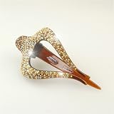 Desire Golden Amber - Cubitas Duchamp Collection (Made in France, Swarovski Crystals, Hair clip)