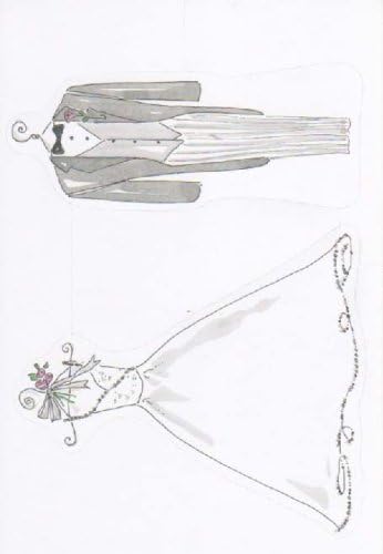 Die-Cut Bride and Groom Wedding Invitations