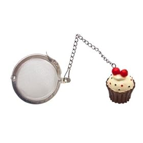 Tea Infuser Ball with Cupcake - Chocolate