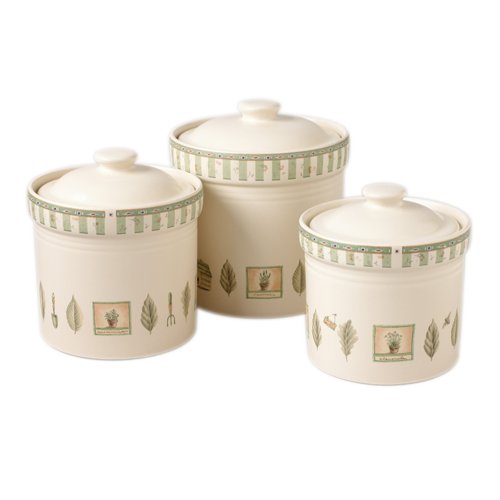Pfaltzgraff Naturewood 3-Piece Canister Set