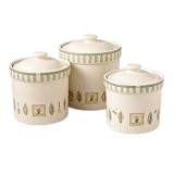 Pfaltzgraff Naturewood 3-Piece Canister Set