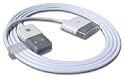 ABC Products USB Cable Lead Cord Charger Sync for Apple iPad, i Pad, iPod, i pod, iPod Mini, iPod Video, iPod Nano, iPod shuffle, iPod with Dock Connector, iPod Clickwheel and iPod Colour screen, ipod Color, iPod U2, iPhone, i Phone, iTouch, i Touch, Classic + for all 3rd & 4th generation etc